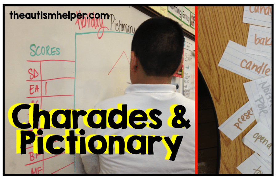 Targeting IEP Goals Through Charades & Pictionary
