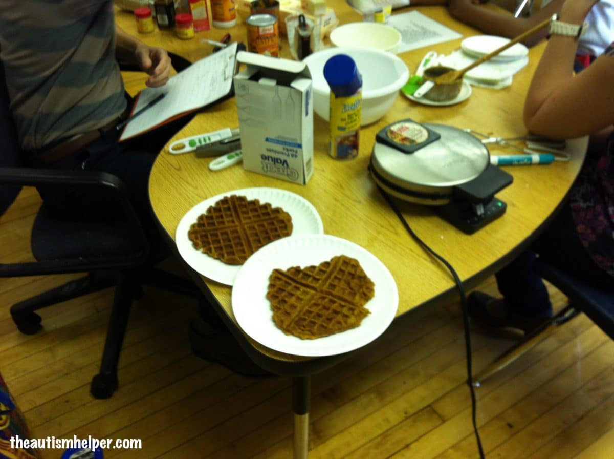 The Autism Helper Pumpkin Waffles