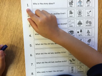 Bell Book Visual Worksheet 1