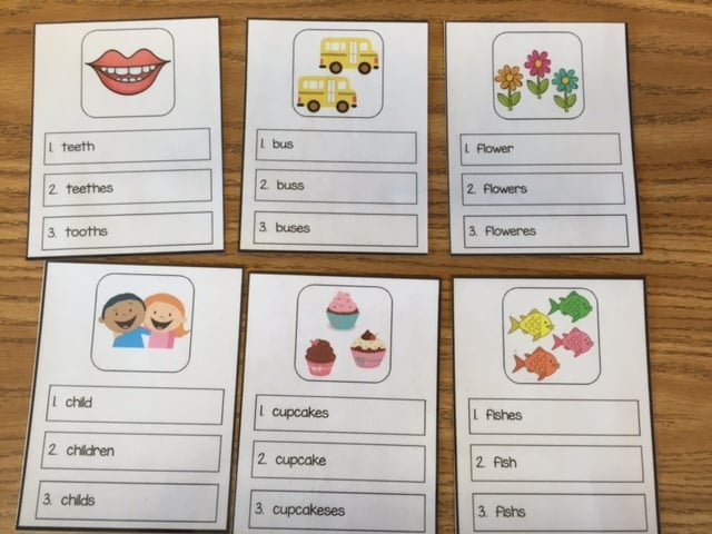 Plural Grammar Boards 2