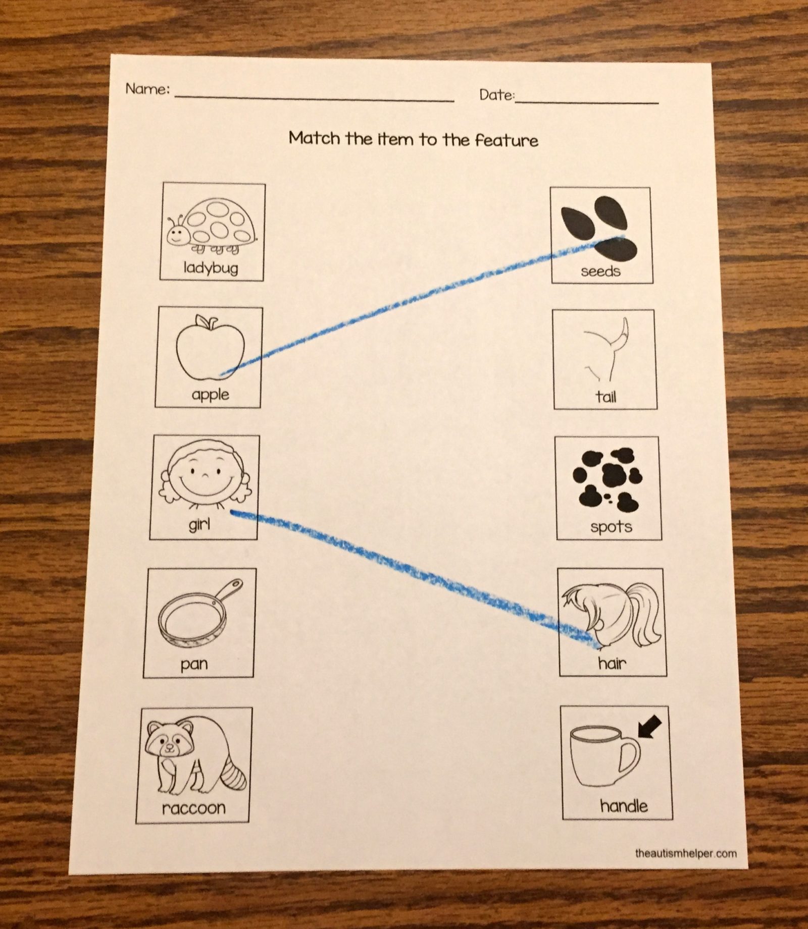 Free Feature Worksheets - The Autism Helper free-feature-worksheets-the-autism-helper