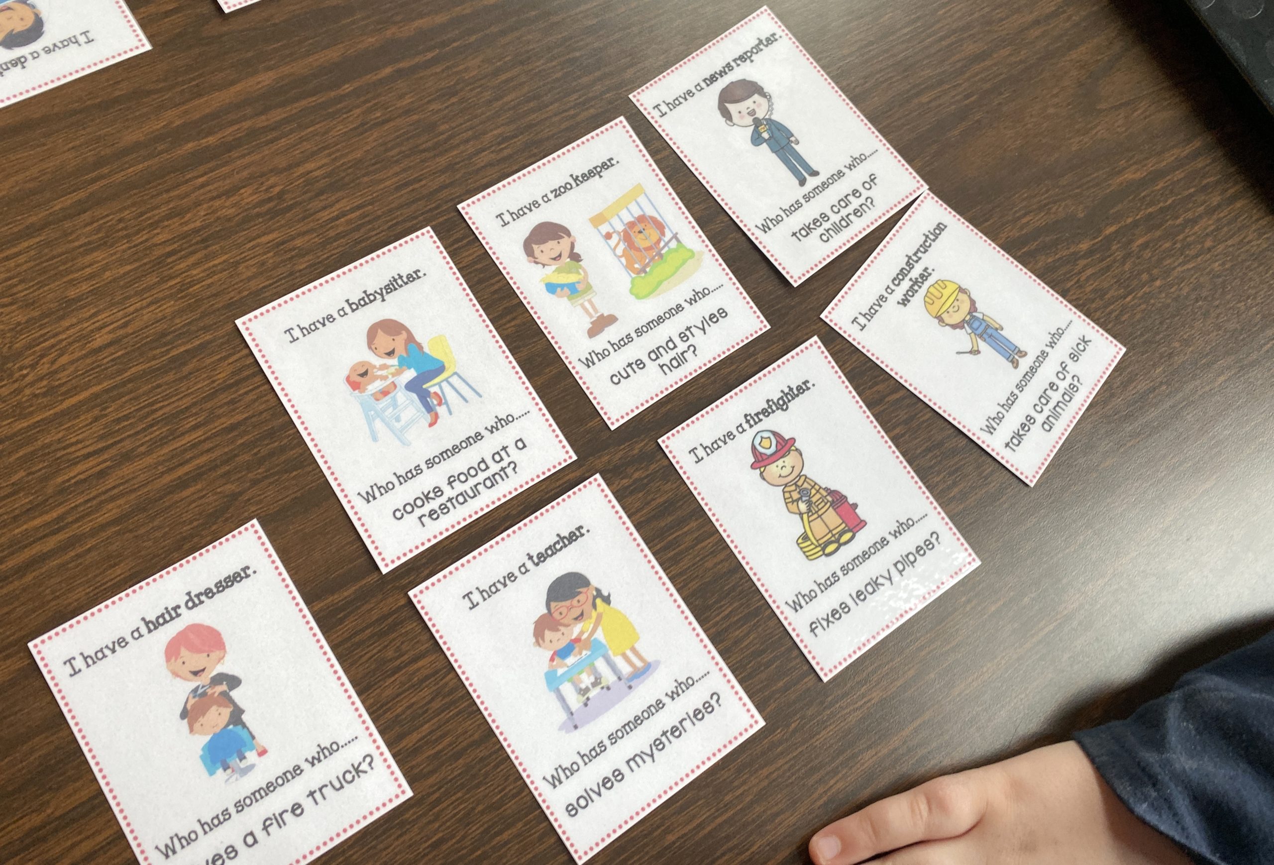 I have...Who has...? Community Helper Games - The Autism Helper