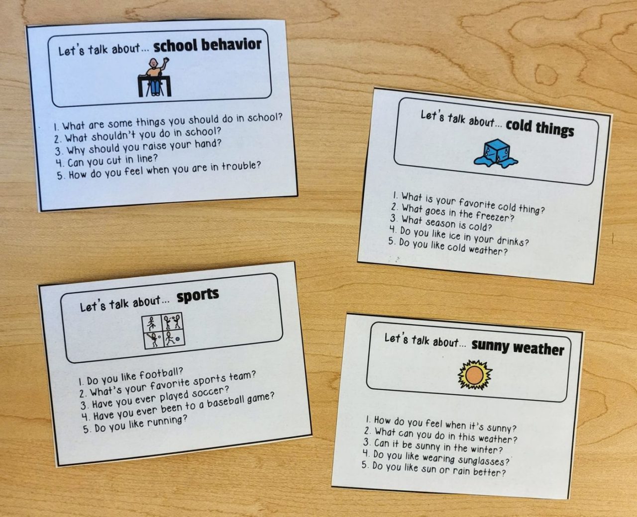 Focus on Five: Teaching Conversation Skills - The Autism Helper