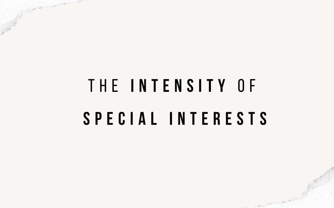 The Intensity of Special Interests