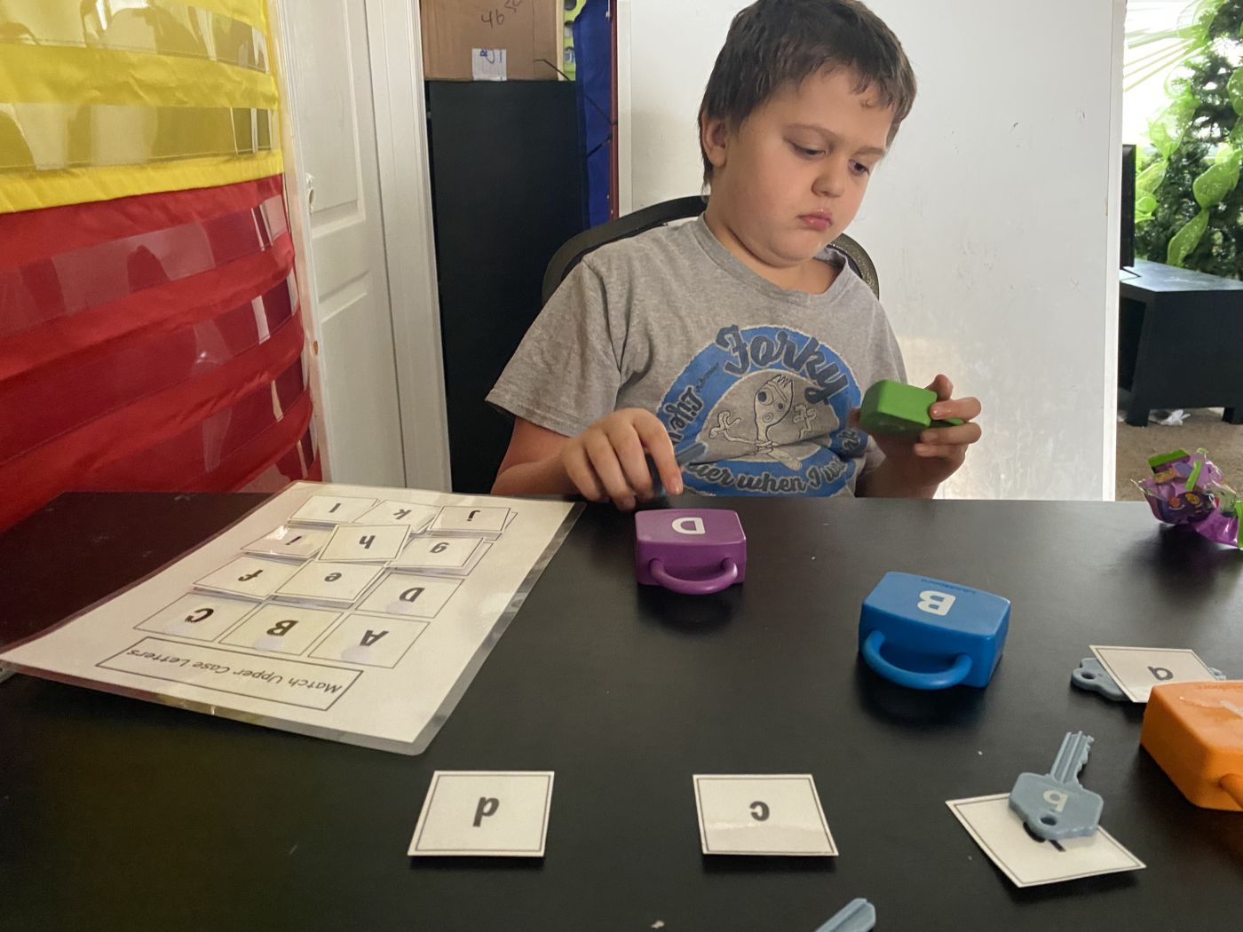 George Alphabet learning locks
