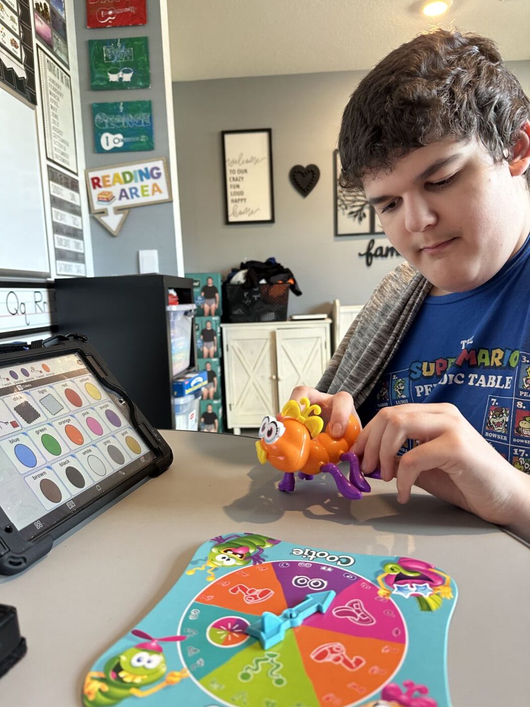 Ben playing cootie
