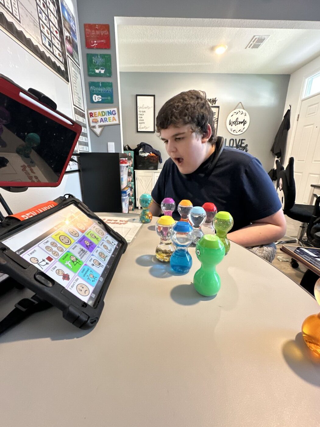Ben using AAC